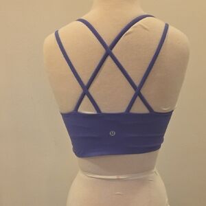 Lululemon Athletica Blue Strappy Sports Bra